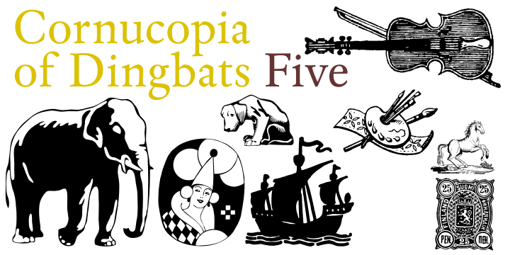 Cornucopia of Dingbates Five字体 1