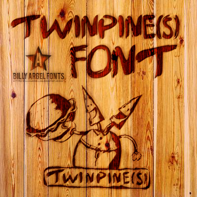 TWINPINES字体 1