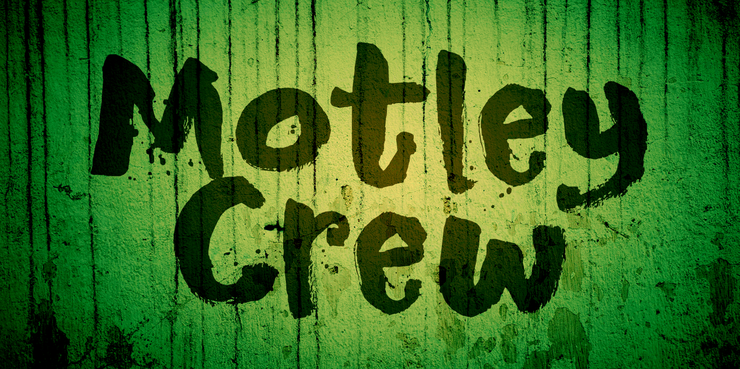 DK Motley Crew字体 1
