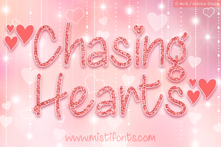 Chasing Hearts字体 1