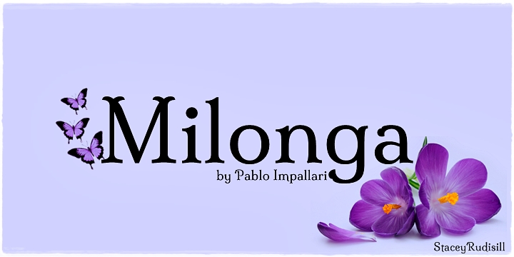 Milonga字体 1