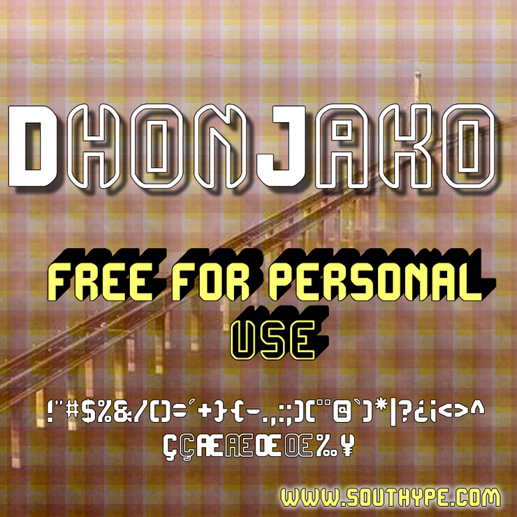 DhonJako St字体 1