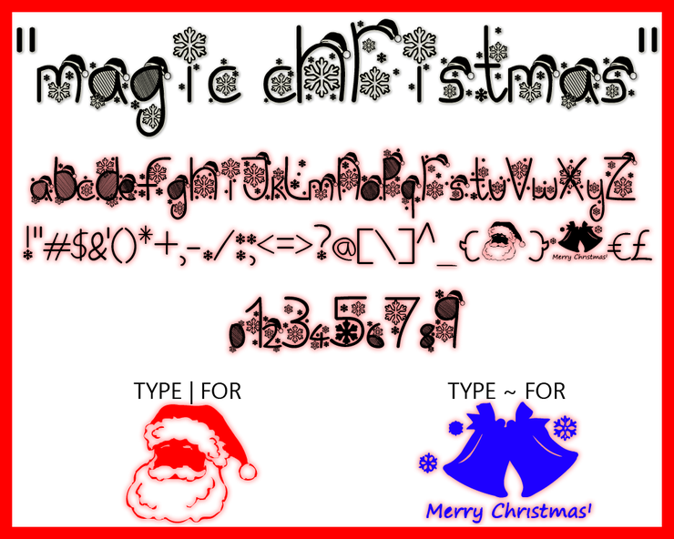 Magic Christmas字体 1