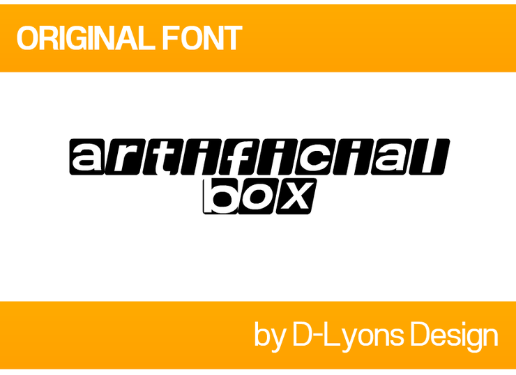 Artificial Box字体 1