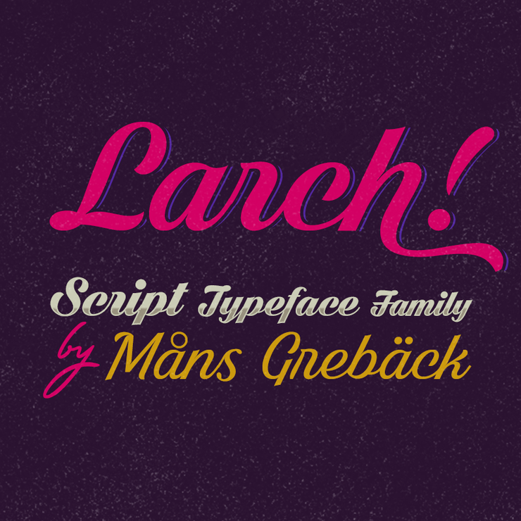 Dark Larch字体 2