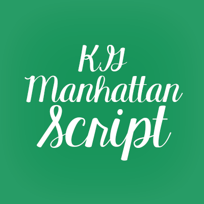 KG Manhattan Script字体 1