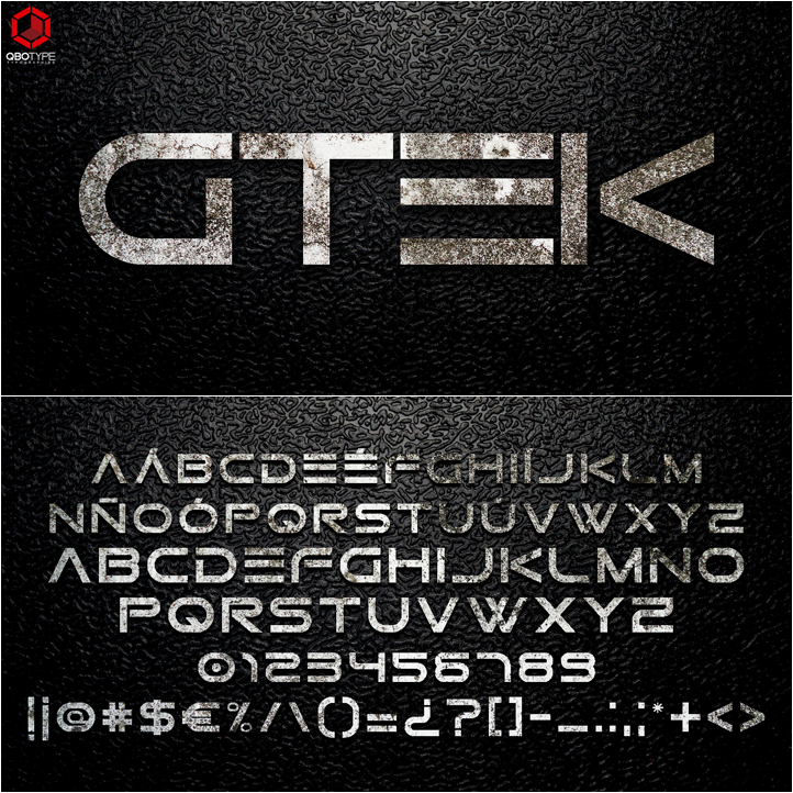 Gtek Technology字体 4