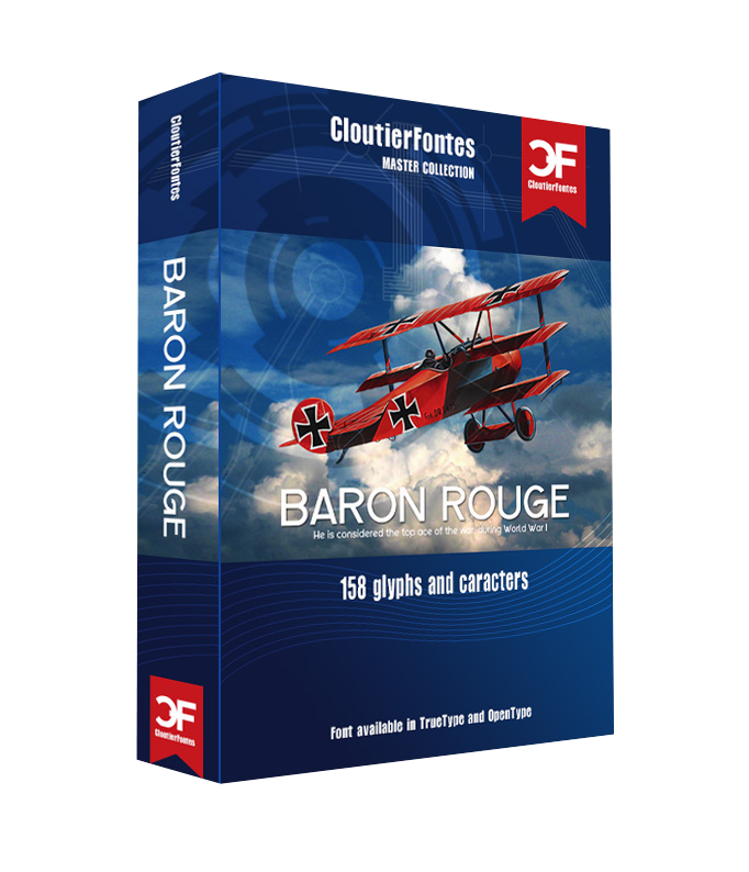 CF Baron Rouge字体 2