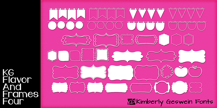 KG Flavor And Frames Four字体 1