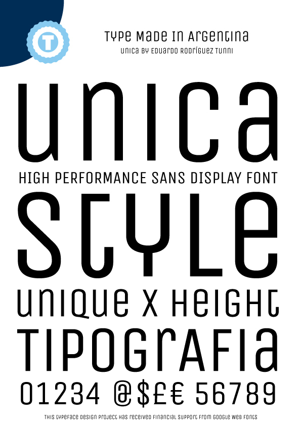 Unica One字体 1