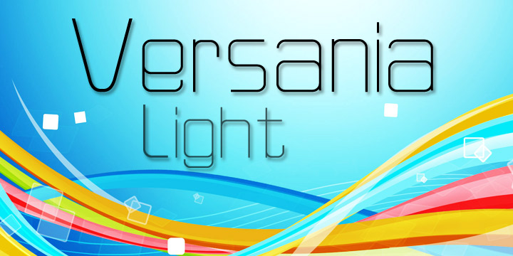 Versaniah_Light字体 1