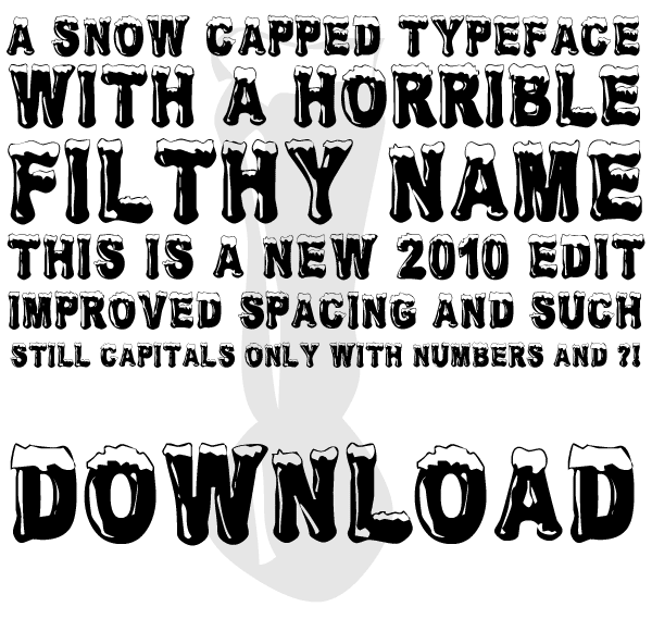 Frostbitten Wanker字体 1