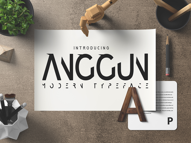 Anggun Sans字体 2