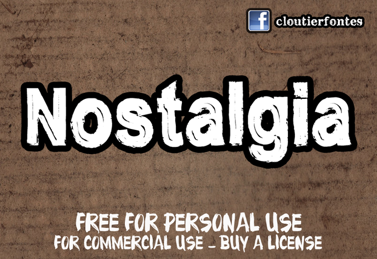 CF Nostalgia字体 1