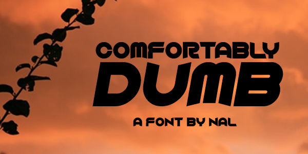 Comfortably Dumb字体 1