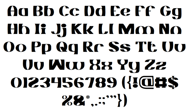 MONOCHROME字体 1