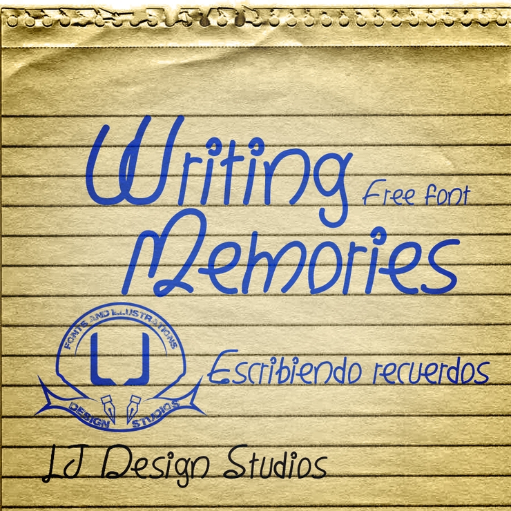 Writing Memories字体 1