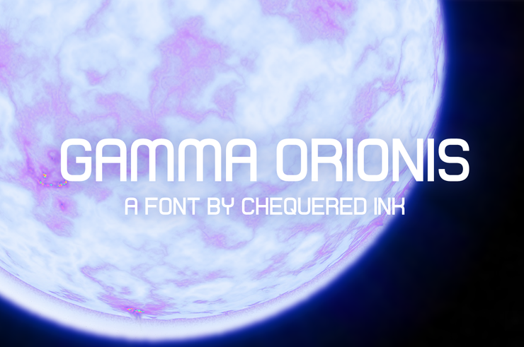 Gamma Orionis字体 1