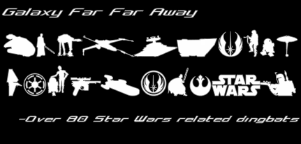 Galaxy Far Far Away字体 2