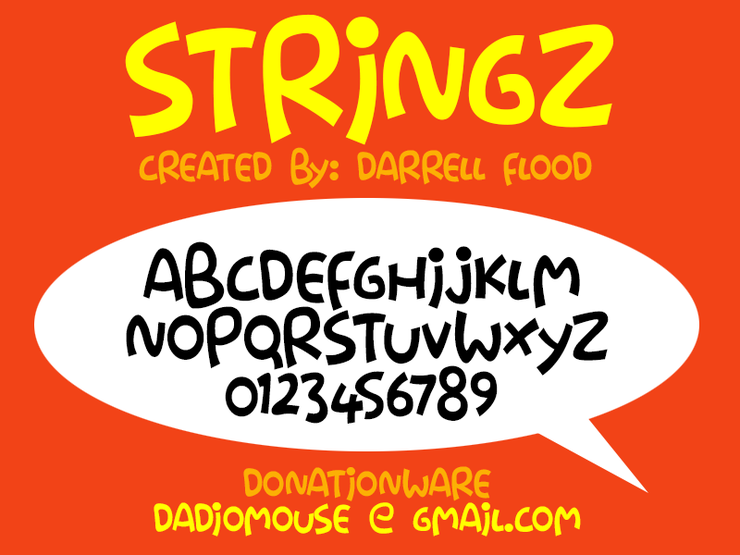 Stringz字体 1