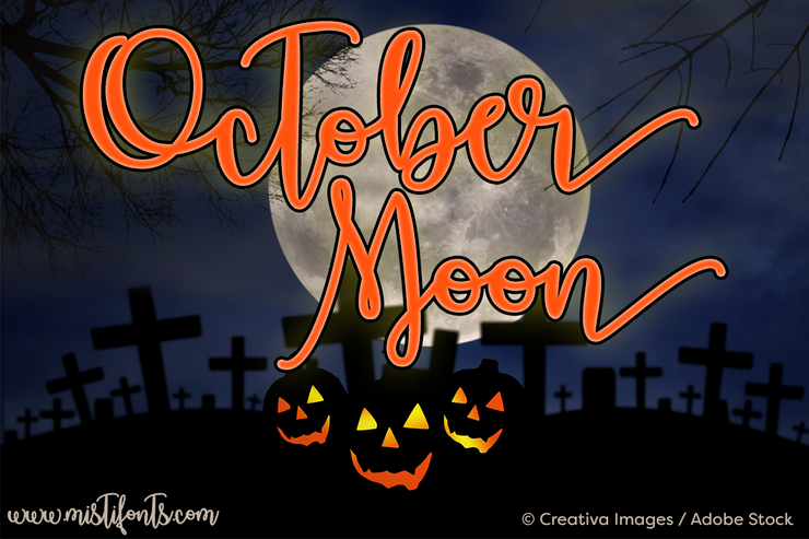 October Moon字体 1
