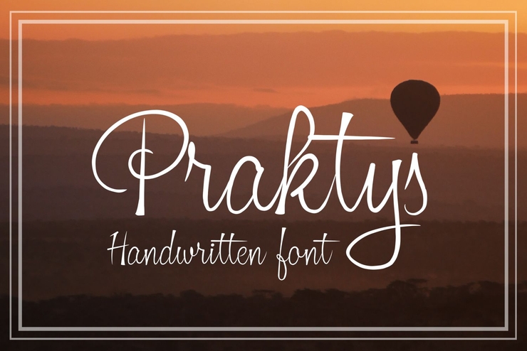 Praktys字体 6
