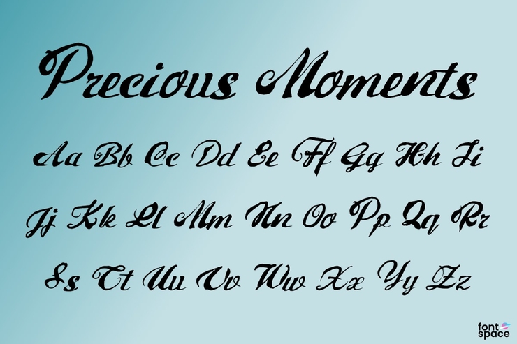 Precious Moments字体 1
