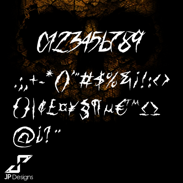 Horror & Dead DEMO字体 1