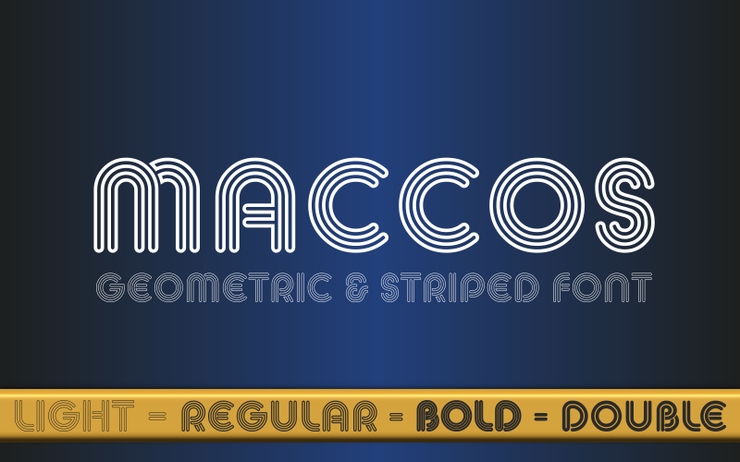 MACCOS字体 1