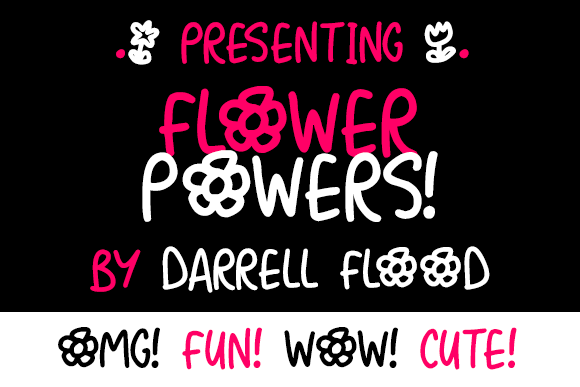 Flower Powers字体 1