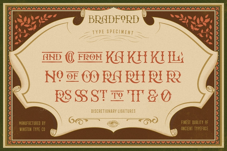 Bradford字体 6