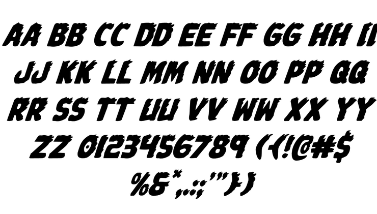 Johnny Torch字体 4