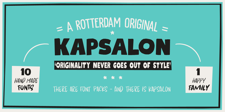 Kapsalon Pencil字体 1