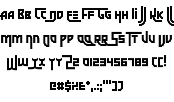 The Jjester字体 3