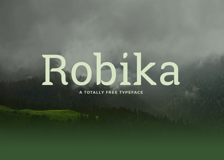Robika字体 1