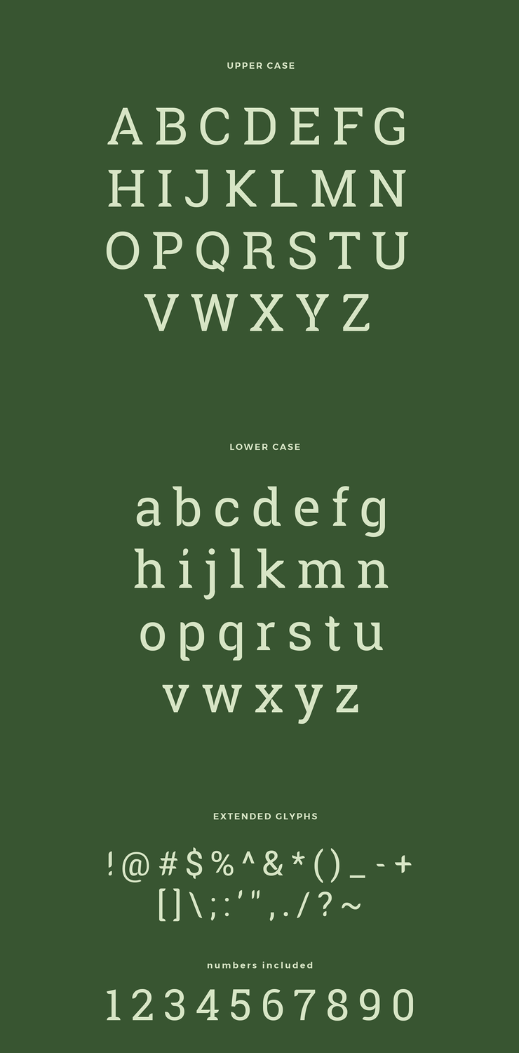 Robika字体 4