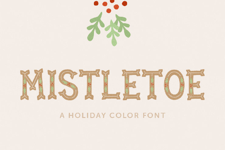 Mistletoe字体 1