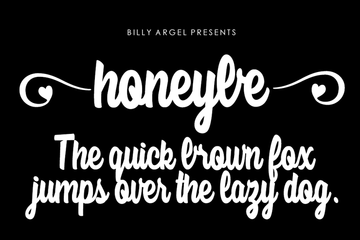 honeybe字体 1