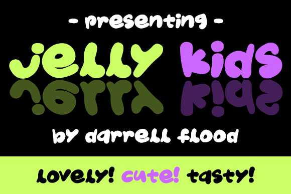 Jelly Kids字体 1