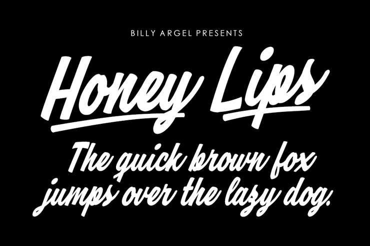 Honey Lips字体 1