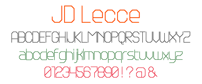 JD Lecce字体 3