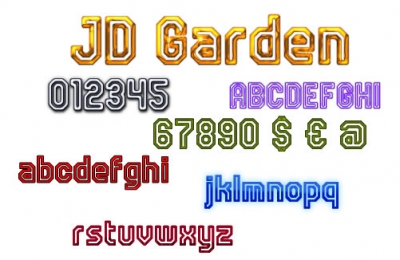JD Garden字体 2