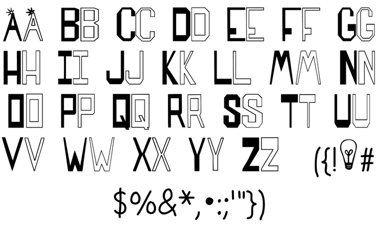 SPARKS MADE US字体 1