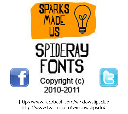 SPARKS MADE US字体 2