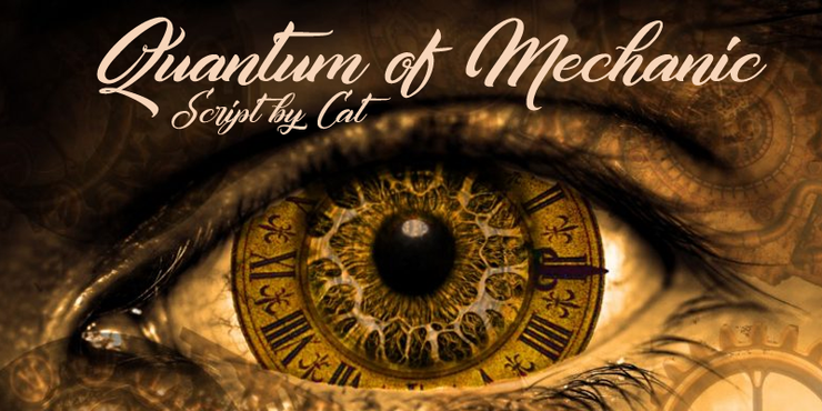 Quantum of Mechanic字体 1