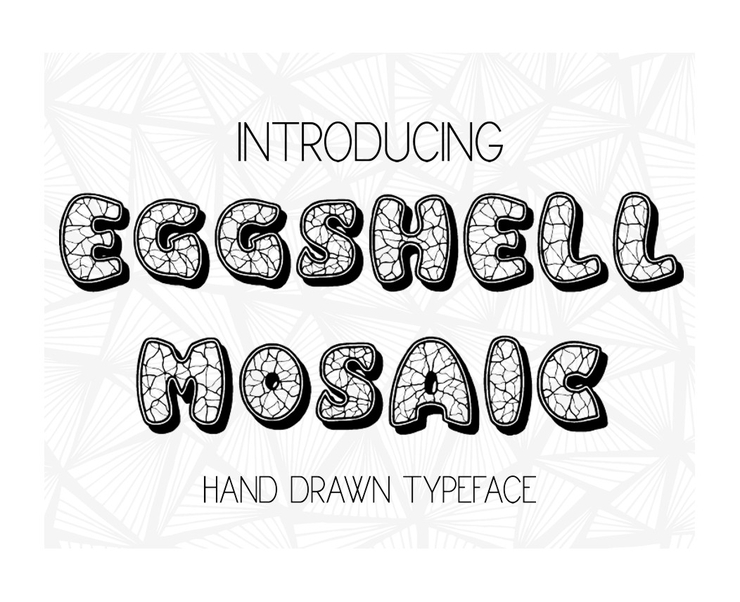 Eggshell Mosaic字体 1