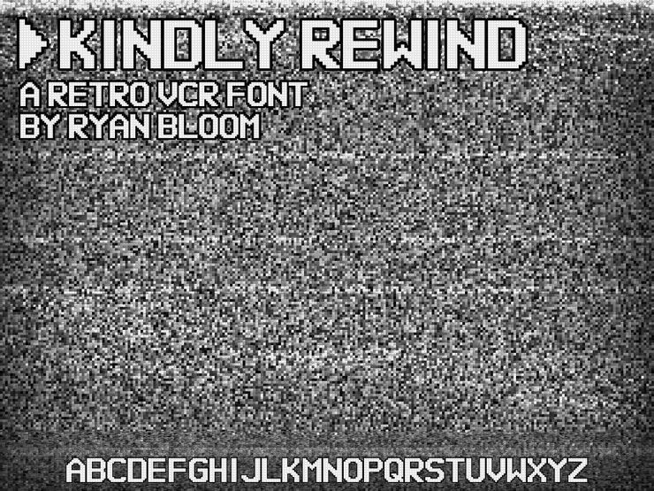 Kindly Rewind字体 1