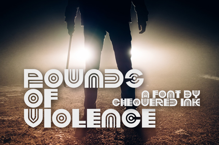 Pounds of Violence字体 1
