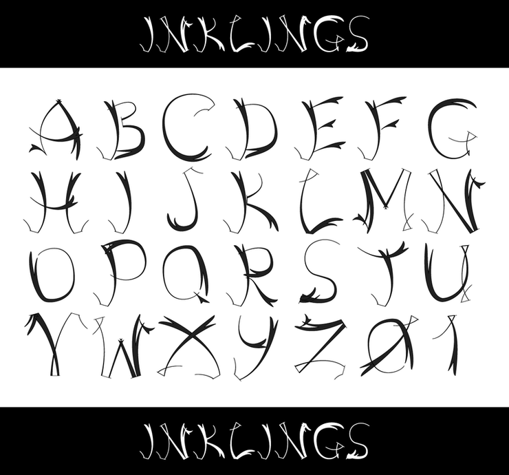 Inklings字体 1