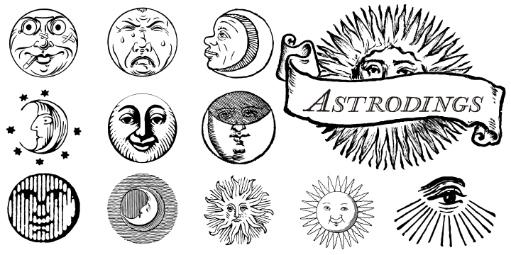 Astrodings字体 1